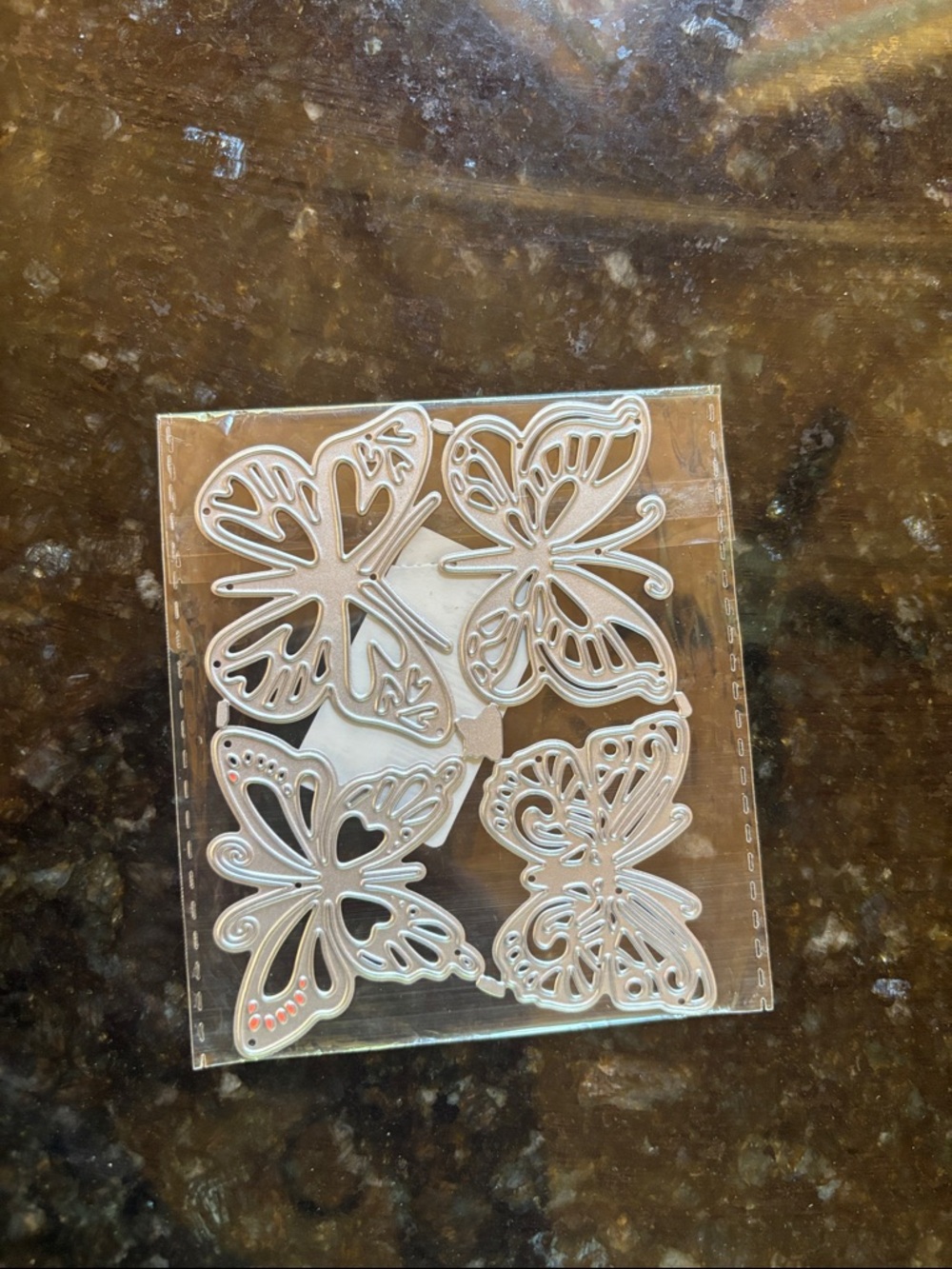 Butterfly Metal Cutting Dies for Paper Crafting - Silver